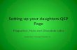 Setting up your daughters QSP Page