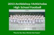 2013 Archbishop  McNicholas  High School Football