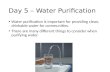 Day 5 – Water Purification