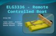ELG3336 - Remote Controlled Boat