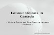 Labour Unions in Canada