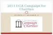 2013 UGA Campaign for Charities