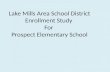 Lake Mills Area School District Enrollment Study  For  Prospect Elementary School
