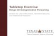 Tabletop Exercise Binge Drinking/Alcohol Poisoning