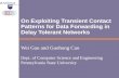 On Exploiting Transient Contact Patterns for Data Forwarding in Delay Tolerant Networks