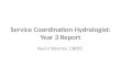 Service Coordination Hydrologist: Year 3 Report