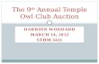 The 9 th  Annual Temple Owl  Club Auction