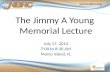 The Jimmy A Young  Memorial Lecture