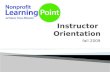 Instructor  Orientation