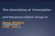 The Advertising of  Prescription and Nonprescription Drugs in Magazines.