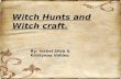 Witch Hunts and Witch c raft .