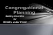 Congregational Planning