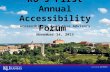 KU’s First Annual Accessibility Forum