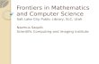 Frontiers in Mathematics and Computer Science