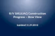 R/V SIKULIAQ Construction Progress – Bow View