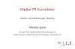 Digital FX  Correlator