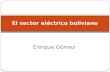 El sector eléctrico boliviano