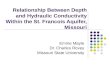 Relationship Between Depth and Hydraulic Conductivity Within the St. Francois Aquifer, Missouri