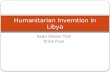 Humanitarian  Inverntion  in Libya
