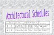 Architectural Schedules