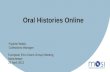 Oral Histories  Online