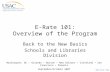 E-Rate 101: Overview of the Program