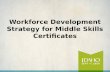Workforce Development Strategy  for Middle Skills Certificates