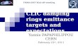 CLIC damping rings emittance targets and expectations