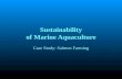 Sustainability of Marine Aquaculture