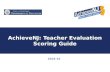 AchieveNJ : Teacher Evaluation Scoring Guide