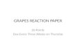 GRAPES REACTION PAPER