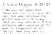 I Corinthians 9:24- 27 (NKJV)