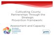 Cultivating County Partnerships Through the Strategic  Prevention Framework: