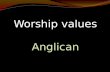 Worship values Anglican