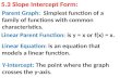 5.3 Slope Intercept Form: