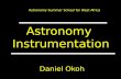 Astronomy  Instrumentation
