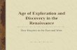 Age of Exploration and Discovery in the Renaissance