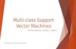 Multi-class Support Vector Machines
