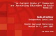The Current State of Financial and Accounting Education in Latin America