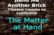Hand Me Another Brick Timeless Lessons on Leadership