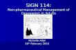 SIGN 114: Non-pharmaceutical Management of Depression in Adults