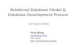 Relational  Database Model &  Database  Development Process