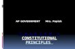 C H A P T E R  1 Constitutional  Principles
