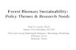 Forest Biomass Sustainability: Policy Themes & Research Needs
