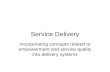 Service Delivery