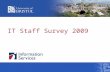 IT Staff Survey 2009