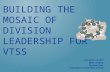Building the Mosaic of Division Leadership for VTSS