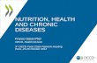 Nutrition, Health and Chronic Diseases