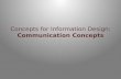 Concepts for Information Design: Communication Concepts
