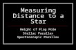 Measuring Distance to a Star